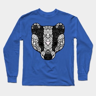 Doodle Badger Long Sleeve T-Shirt